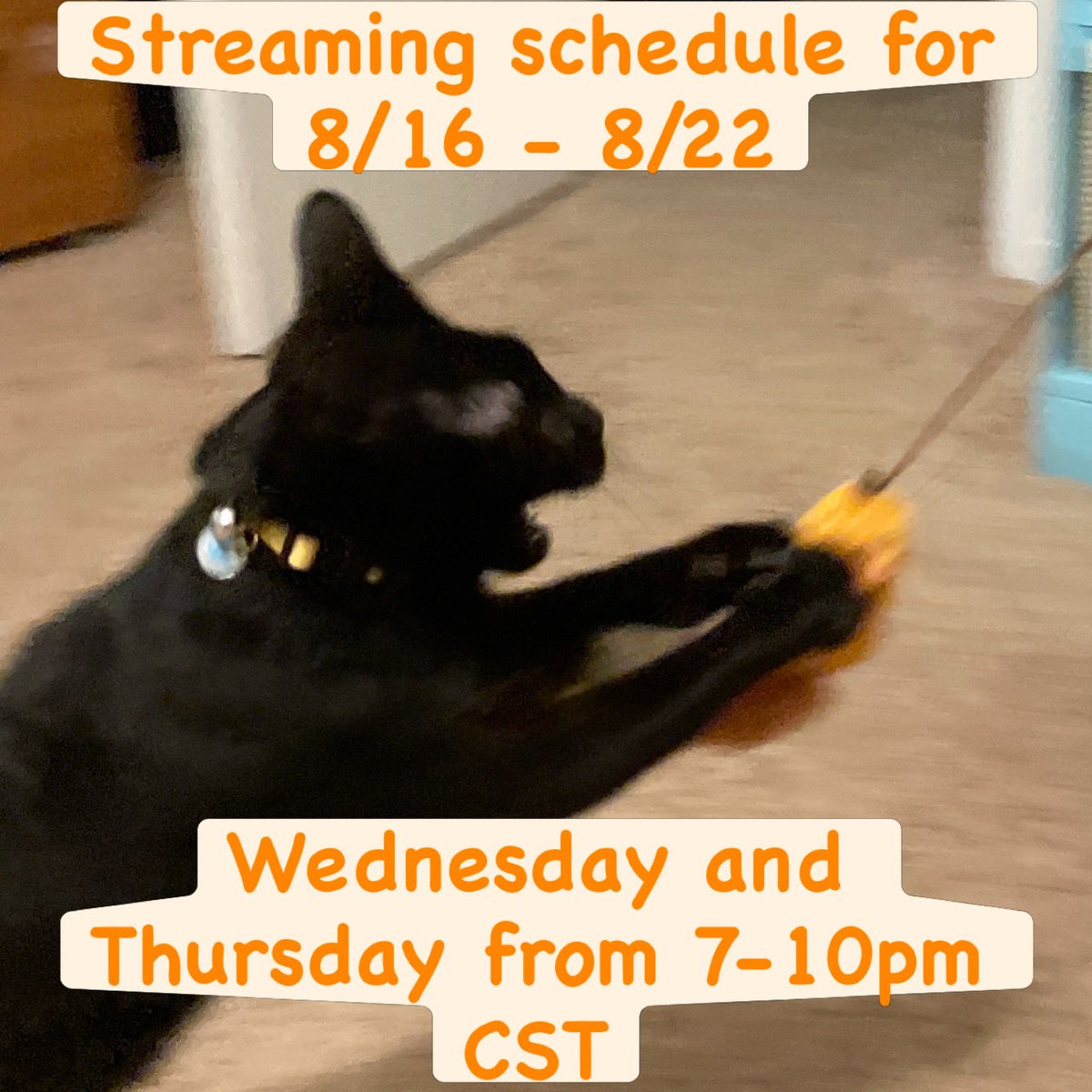 Say_CheckNate's tweet photo. This week’s schedule (8/16-8/22) is Wednesday (8/19) and Thursday (8/20) 7-10pm CST. See you at the park! https://t.co/BAkHi85N1A