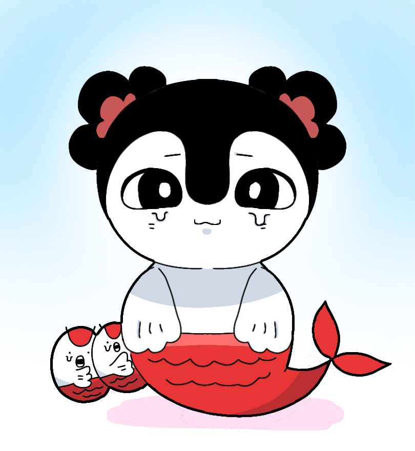 YuKaronron_3's tweet photo. ほんとは人魚3匹だったの… https://t.co/VrXA6gOkHR