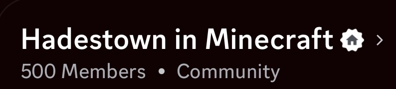 Hadestown_In_MC's tweet photo. WE HIT 500 MEMBERS WOOOOOOOOO!!!!! 🎉🎉🎉🎉🎉🎉🎉🥳🥳🥳🥳🥳🥳🥳 #hadestowninmc #minecraft #hadestown #minecraftㅤ https://t.co/sD8fbA3Tik