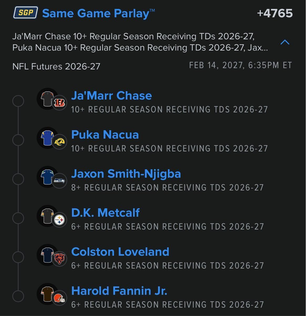 theQueenbook5's tweet photo. RECEIVING TD FUTURES LOCK 🏈🔒 #NFL

@Playbook (link to tail in comments 🔗)

JOIN FREE VIP BELOW 👇 

https://t.co/XjjaJxLGqB

#PrizePicks #GamblingX #NFL #WCBB #NBA
#CBB #Prizepicks #PROPS #POTD
#GIVEAWAY #NHL #Picks #CSGO
#WAKEANDCASH #WNBA #Summerleague #MLB https://t.co/6dwfgWviUI