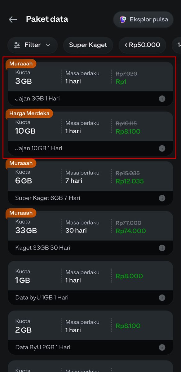 sickasickin's tweet photo. Mau kuota murah? Lagi ada promo serba Rp8.100 buat semua operator di aplikasi GoPay, nih! Buruan gasken sebelum promonya kehabisan guys! #GOPAYKUOTA8RIBU https://t.co/C3u6gQOVd7