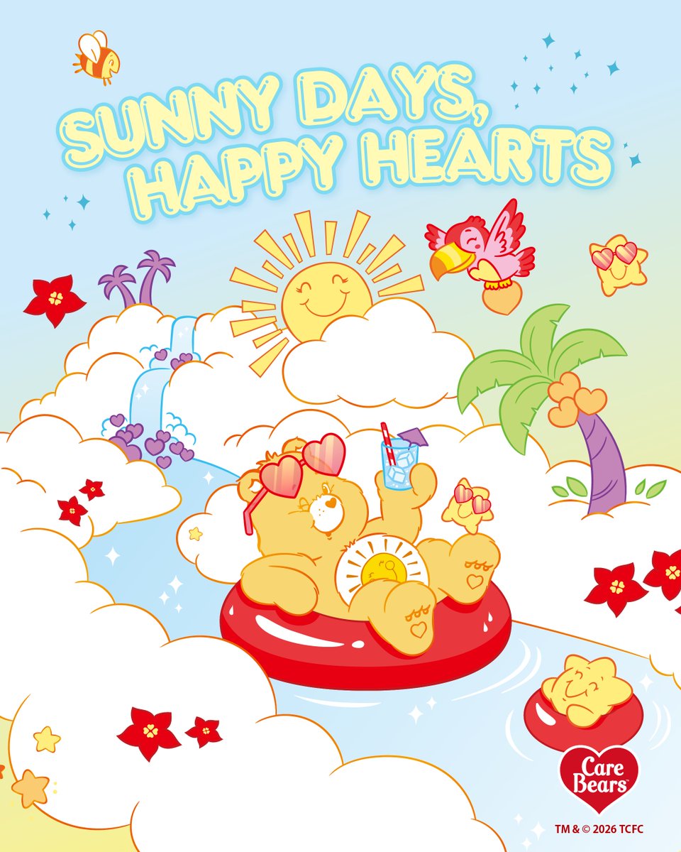 carebears_jp's tweet photo. 太陽いっぱいの毎日。ハッピーな心ですごそう〜🧡

#carebears #ケアベア @carebears https://t.co/Bu1wo1Rd03