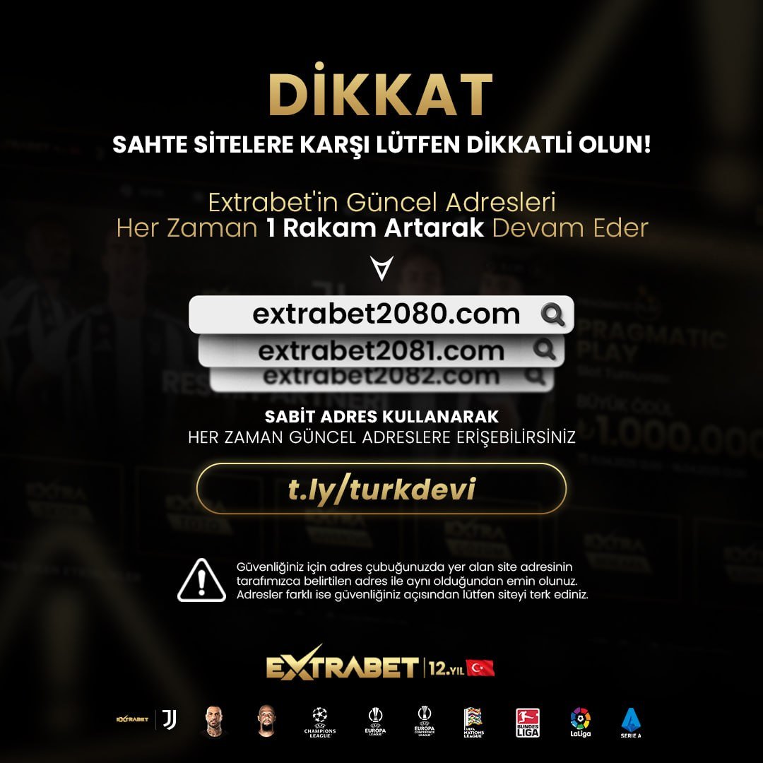 Extrabett_TR's tweet photo. ⚠️ Sahte Sitelere Karşı Lütfen Dikkatli Olun!

🔗 https://t.co/PnmujRDkQJ

🔥 Extrabet Bonus Patlaması! 💥

Çevrimsiz Bonus ve Deneme Fırsatları Devam Ediyor!

extrabet da en iyi deneme bonusları sürüyor. Yüksek kazanç fırsatları burada! #extrabet https://t.co/6LFycLGYTG