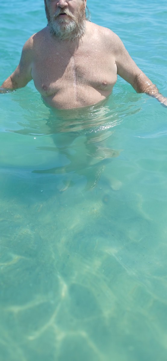Nudelifeagain's tweet photo. Another awesome day at #PlayalindaBeach Had a couple of dolphins swimming about 15 ft from us and the water was clear with small waves not like last weekends rough surf. #nudist #nudebeach #nudeinnature #bodyconfidence #MapMyWalk #Walking2026 #5kTraining #Nudisthealth https://t.co/OODa2wyx7s