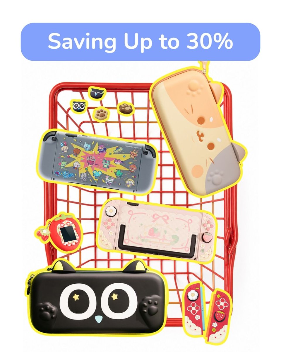 geekshareplus's tweet photo. Back-to-School Sale starts now🔥Gear up school season🛒
Save up to 30%‼️
Don't miss out👉 https://t.co/BRp0vP5KkP
Global Shop: https://t.co/2SZHdeXIM0
#gamergirl #geekshare #switchaccessories #switch #gamingsetup #nintendoswitch2 #switch2 #backtoschool #sale #desksetup https://t.co/ST9Czrb4h1