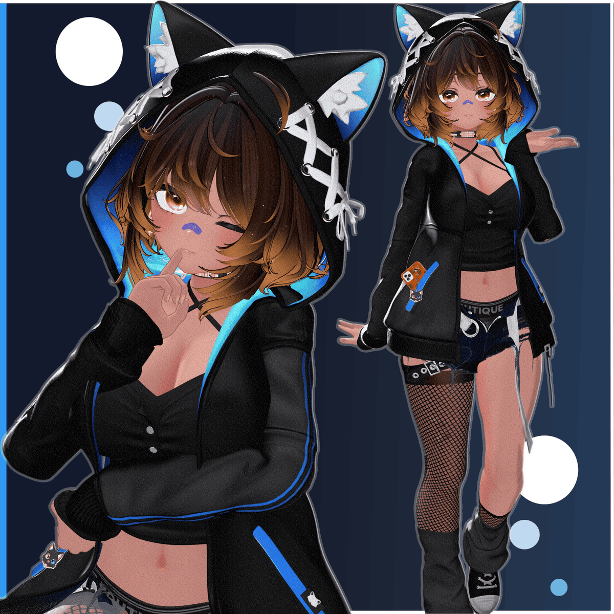 Ulvie_'s tweet photo. Presumiendo mi avatar que le comisione al @Kotarq98 
Simplemente encantado con el avatar que me olvide de subir la foto y las que me he tomado en VR https://t.co/3lR5ALzbpU