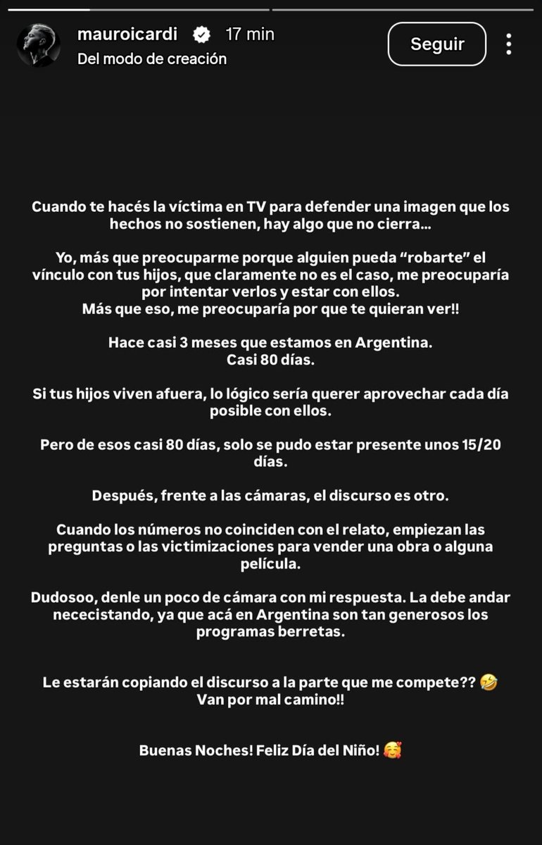 cuentadelgato's tweet photo. Recuerden...Vicuña no es Maxi López.
Se fue al pasto Mauro Icardi. https://t.co/c6bxy6kpuw
