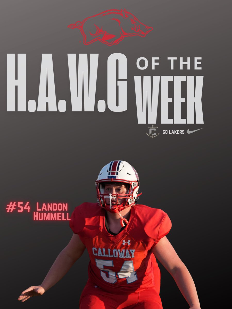 CClakerfootball's tweet photo. This weeks DAWG and HAWG https://t.co/HH7NrFSc0r