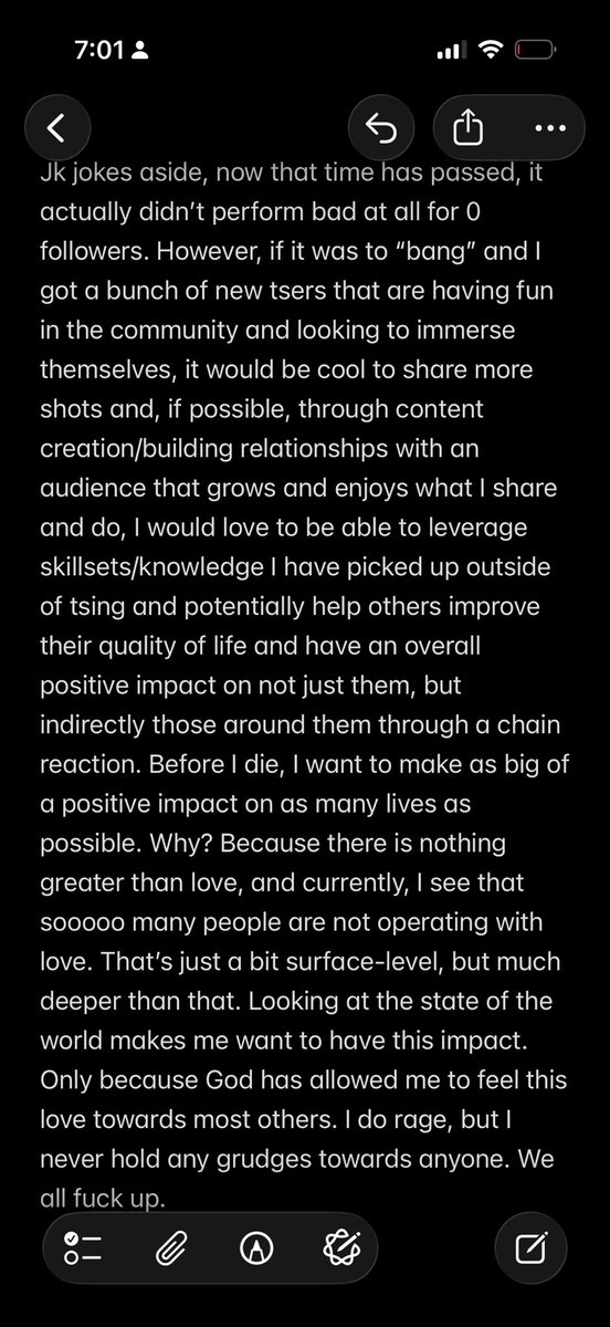 DaroTheTSer's tweet photo. @isthatpk Fame, Money, Drugs, Bitches, Status. You aren’t seriously asking this are you?

Jk jokes aside it you really want to know, read the screenshot. https://t.co/dNGYiNqdwh