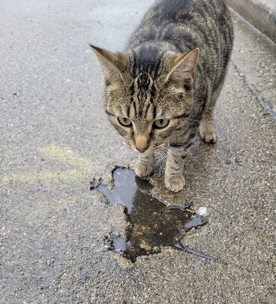 SPLATATOUILLE's tweet photo. We weren’t looking for a cat.
We were looking for the rat.
Then we found her. https://t.co/Rcuxw8YTKP