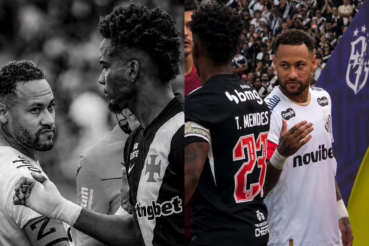 avozdogigante's tweet photo. Thiago Mendes disse que tudo ficava no campo na Vila Belmiro. Logo após o jogo viu a entrevista do Neymar dizendo que ele era um BABACA pra todo mundo ver

Thiago Mendes não quis cumprimentar um cara que xingou ele em rede nacional e comprou briga com o próprio só pelo fato de ter quisto defender sua torcida(Neymar mandou a torcida do Vasco calar a boca)

Hoje tem esse reboliço em cima do cara por conta da DERROTA, mas em Novembro tem um reencontro na semi final da Copa do Brasil. Tudo vai ser colocado no seu devido lugar.

Pra cima, capitão! @Thiagomendesof