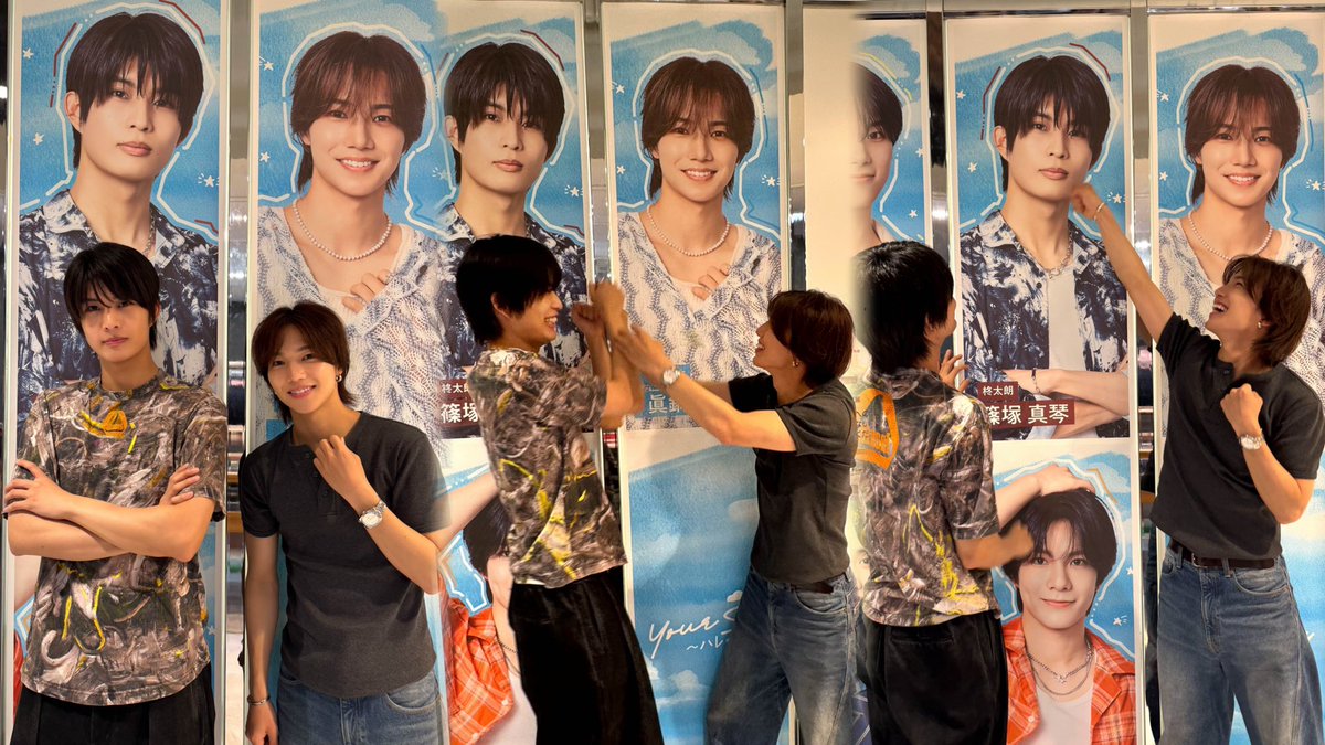 manga10_torico's tweet photo. ☀ドラマ「Your Sky ハレのち恋」ポップアップストア 💓☁️ at #マンガ展渋谷
https://t.co/4t0Xaq7rjJ

⸜⸜❤️8月14日(金)🩵⸝⸝

✧篠塚真琴 役 #柊太朗 さん✧
✧眞鍋佑 役 #中林登生 さん✧
#まこたす がマンガ展渋谷にご来店🥹❣️

場面写真やスタンディパネルに
直筆サインをいただきました✍🏻✨

ご来店の際はぜひお見逃しなく☺️

#ユアスカ #YourSkyJP