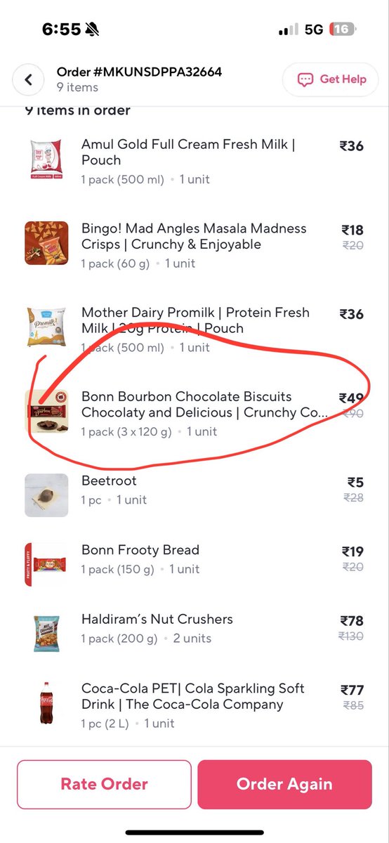 R_bhadawar's tweet photo. @ZeptoNow I ordered a cookies pack for ₹49, which includes 3 packets (3 × 120 g).However, I received only 1 and 2 packs are missing. This is unacceptable-please resolve this and issue the refund immediately
Order id: #MKUNSDPPA32664
@jagograhakjago @ConsumerAffairs @inidhikhare https://t.co/mxV62mjH0o