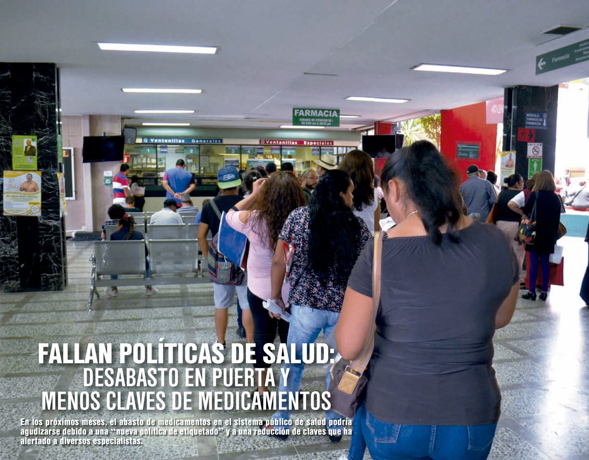 BuzosNoticias's tweet photo. 🔴#buzos | Fallan políticas de salud: desabasto en puerta y menos claves de medicamentos

El abasto de medicamentos en el sistema público de salud podría agudizarse debido a una “nueva política de etiquetado” y a una reducción de claves.

Lee más: https://t.co/cNpHRvlXEU https://t.co/C801ffyhzV