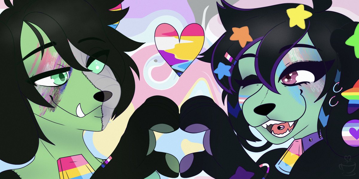 Melonppuccino's tweet photo. Second combined pride icon cm! #Vgencommission #vgencomm #melonartss https://t.co/nhvK2NrbW6