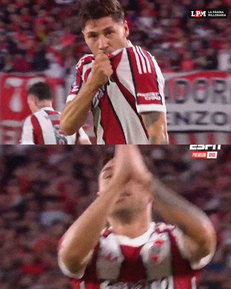 RiverLPM's tweet photo. Beso al escudo y pedido de disculpas al hincha ❤️ https://t.co/jfY807anyz