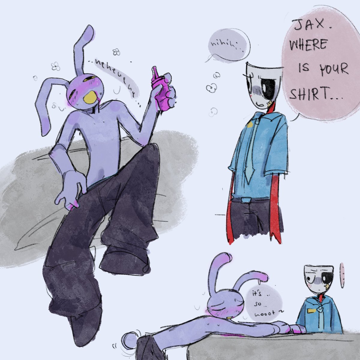Emmyerdbeerchen's tweet photo. Funnybunny making out and getting caught next
#tadc https://t.co/XJ4QWtuGdt