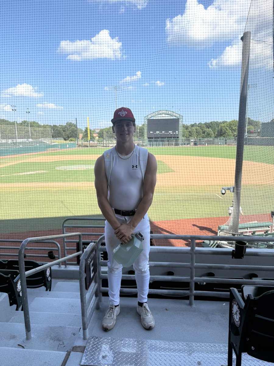 OliverDugan_'s tweet photo. Thank you to @AlabamaBSB for an incredible weekend! ⚾️🐘 Really appreciate the opportunity and hospitality from the coaches. 6 Ks in 2 Innings. Roll Tide! #RollTide @Garrett_Wood_  @JJacksonBAMA @rvaughnBAMA https://t.co/znGkouPI4f