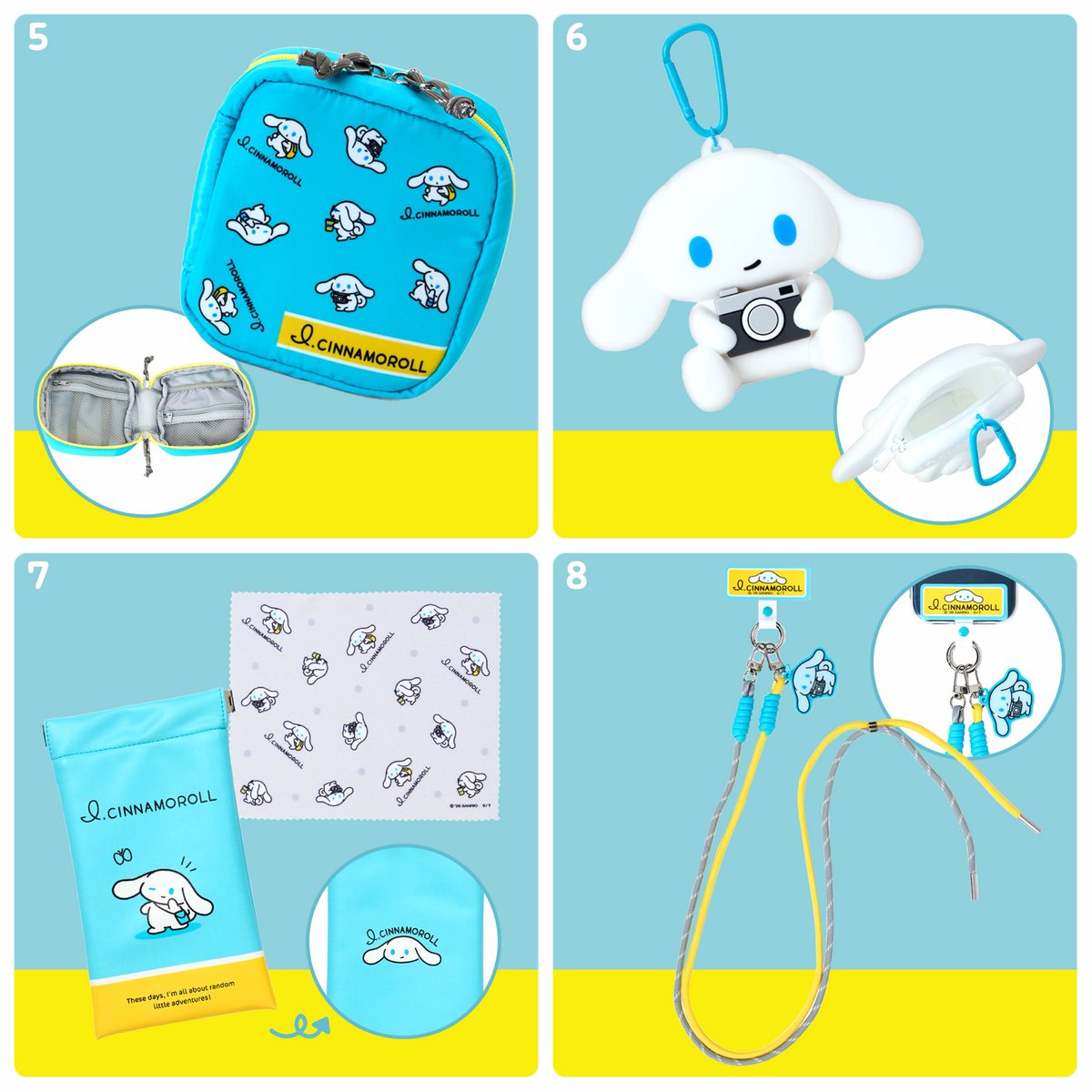 sanrio_fan_jp's tweet photo. 【新商品情報】サンリオから「アイシナモロール きままにおでかけシリーズ」が登場！

「自分のこと、もっとあいしな？」をテーマに、気ままにお出かけを楽しむアイシナの新作アイテム♪

📅発売日
・8/19(水) サンリオ直営店/オンライン
・8/20(木) 一部地域の店舗

#アイシナモロール #サンリオ #sanrio