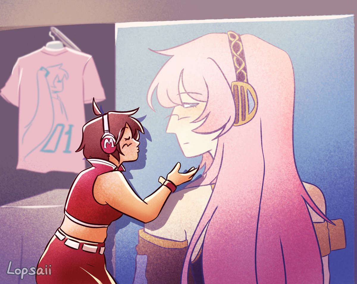 Lopsaii's tweet photo. She'd be insufferable #meiluka #meiko #巡音ルカ #ルカメイ
#megurineluka https://t.co/g9Leyw10u8