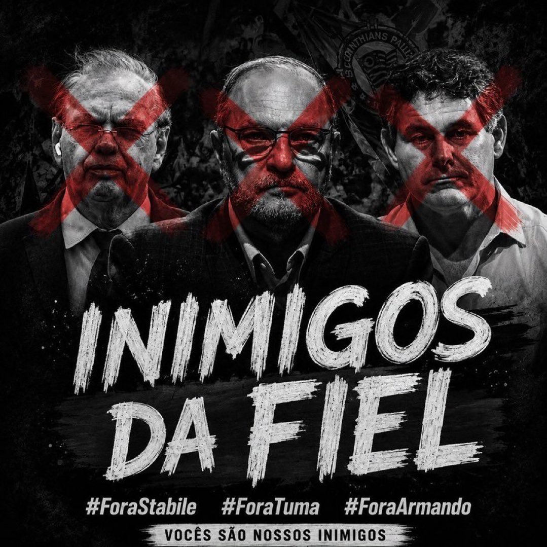 ocorinthians77's tweet photo. CORI É O CARALHO!

FORA TODO MUNDO! 

FORA STABILE https://t.co/5v5G7NArhM