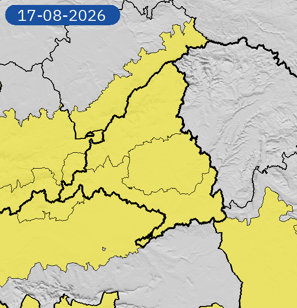 AEMET_Madrid's tweet photo. 17/08 00:07 AVISOS HOY Y MAÑANA | Comunidad de Madrid: temperaturas máximas. Nivel máximo de aviso: amarillo.
Actualizaciones en https://t.co/wtnxfrPjIy https://t.co/wX0h4TgcEo