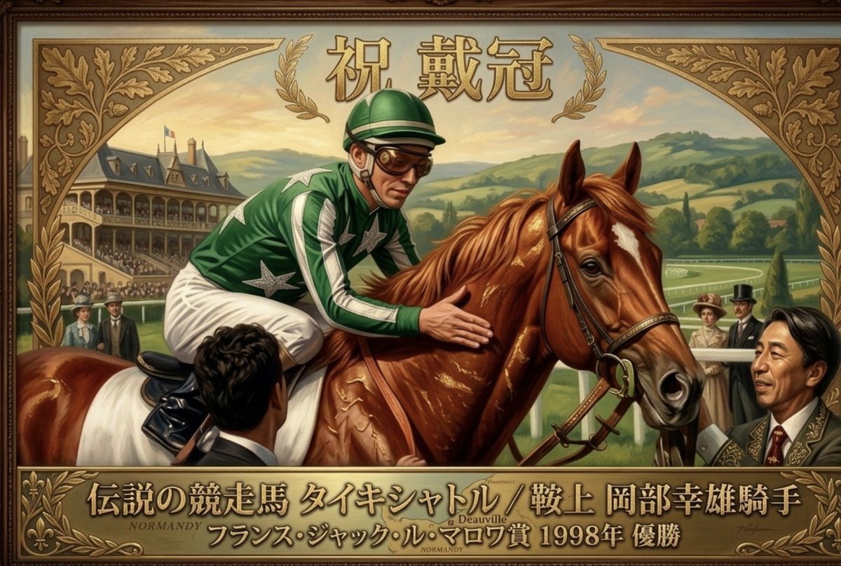 今日は何の日？🐴馬紹介】 8月17日は・・・ 『タイキシャトル命日