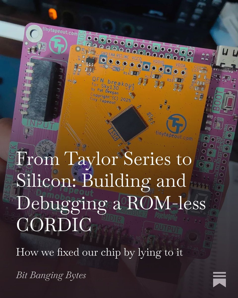 always_ff_rohan's tweet photo. And then the fun part started: debugging the actual chip. 😅

Full story 
https://t.co/xH7caZZFL1 https://t.co/L8l0QxgNB5