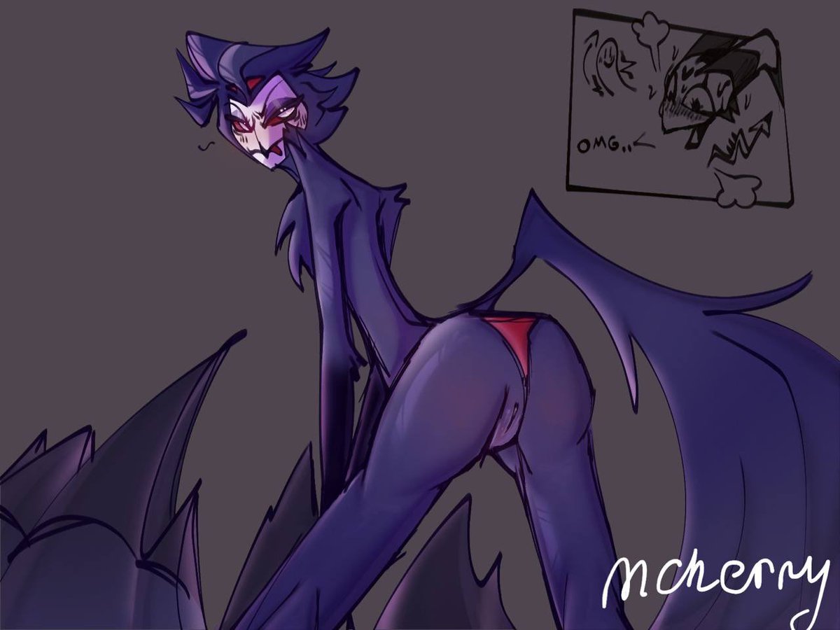 Mcherry_000's tweet photo. I think I will be able to post new arts only in a couple of days..  OMG I HAVE 100 FOLLOWERS?? TYSMSMSM GUYSS 

#stolas #NSFW #blitz #stolitz #helluvaboss #art https://t.co/YhQ2CklZUL