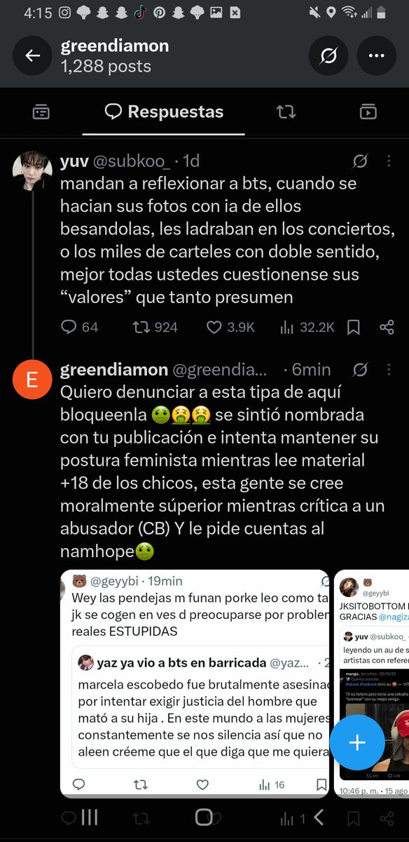 geyybi's tweet photo. @nagizaza me bloquea y anda tirando tweets de mi https://t.co/jWsFMUOJkL