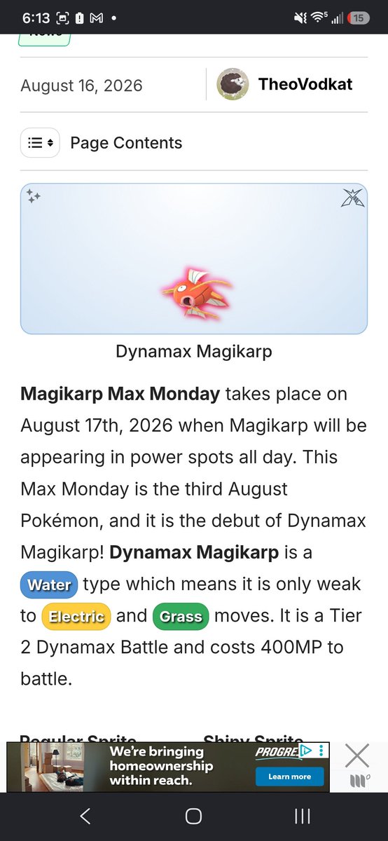 johnnydarko91's tweet photo. @PokemonGOHubNet Tell theo vodkat he made a post about magikarp but posted the moveset as feebas. https://t.co/xbji5uZmdf