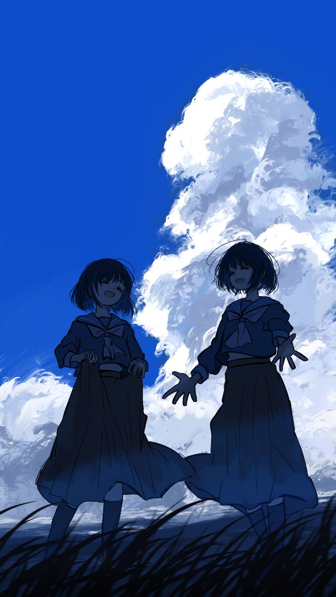 banakotakemaru's tweet photo. どこまでも青い https://t.co/lnpK1VSbJ5