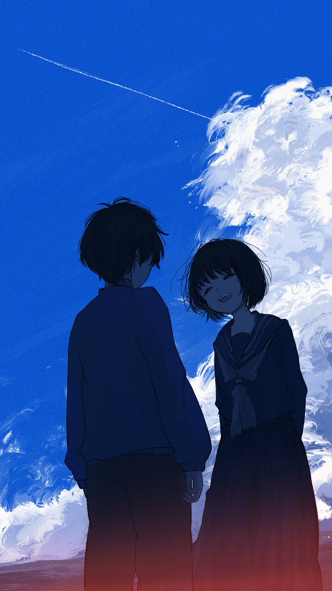 banakotakemaru's tweet photo. どこまでも青い https://t.co/lnpK1VSbJ5
