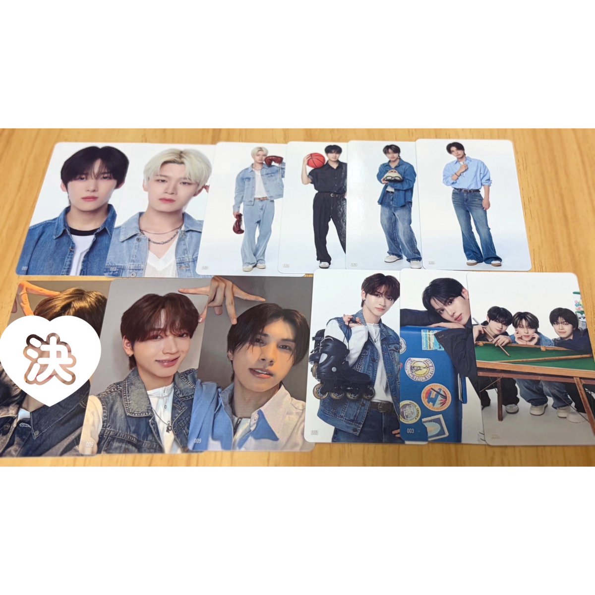 _torihik69's tweet photo. KO1KEYZ 1st FAN MEETING ファンミ 7トレカ 

【譲】 画像参照
（加藤 後藤 シンヘン 杉山 安部 柳谷 濱田 )

【求】飯塚亮賀

郵送または8/22会場にて手渡し可能です。お心当たりある方は、ポストまたはdmお願いいたします。

 #KO1KEYZ交換  #コイキーズ交換 https://t.co/dS0YlgidPQ