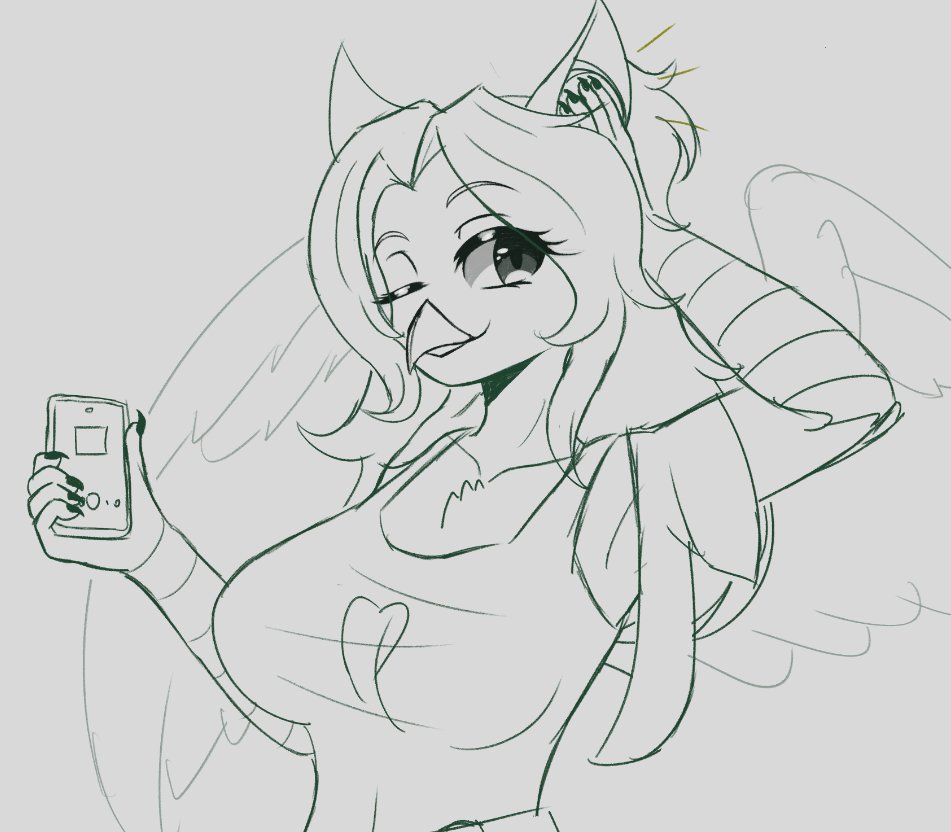 RemKitsune's tweet photo. Drawing some fanart for earlybird yet again, because she's cool like that https://t.co/OeUfodxIqW