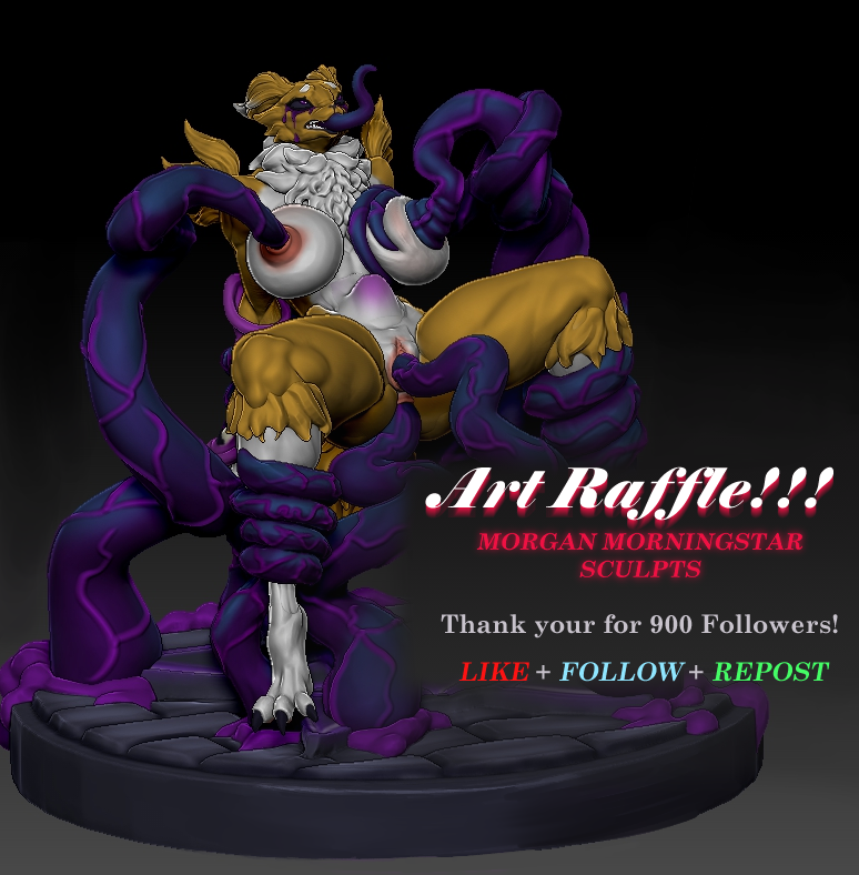 MorganStarLust's tweet photo. 🔥900 Followers Art Raffle🔥
1 winner of a NSFW Pinup Figure ready for 3d printing.
How to enter: 

❤️ Like + Follow + Repost
💬 Drop your OC or your fav character ref!
(It can be any species or body type, and it doesn't have to be a ref sheet necessarily.)

Ends September 16.

This is for all of you that support me and my art; from my heart, thank you for everything!!!.