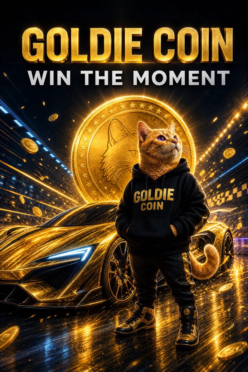 RichgoatDev's tweet photo. Your next move should look this good. Goldie Coin brings bold energy, big ambition, and a golden attitude to every ride. Buckle up and join the movement.
Ride the Golden Wave.
#GoldieCoin #RideTheGoldenWave #CryptoCommunity #MemeCoin #CryptoCulture #GoldenMindset https://t.co/YqNucbgcEC