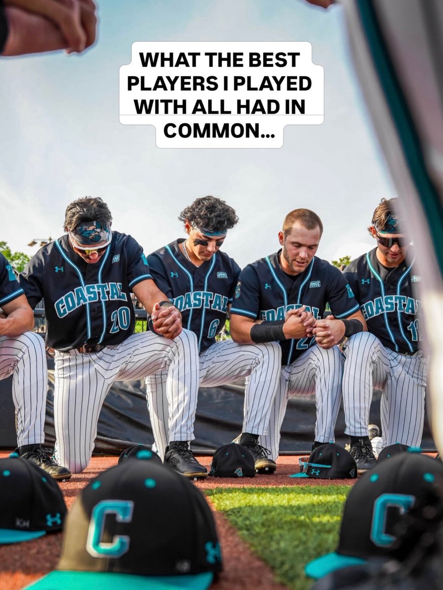 BaseballUFL's tweet photo. The best players I played with all had the same things in common. There’s a reason they made it to the next level. https://t.co/QYlKiKPDAL