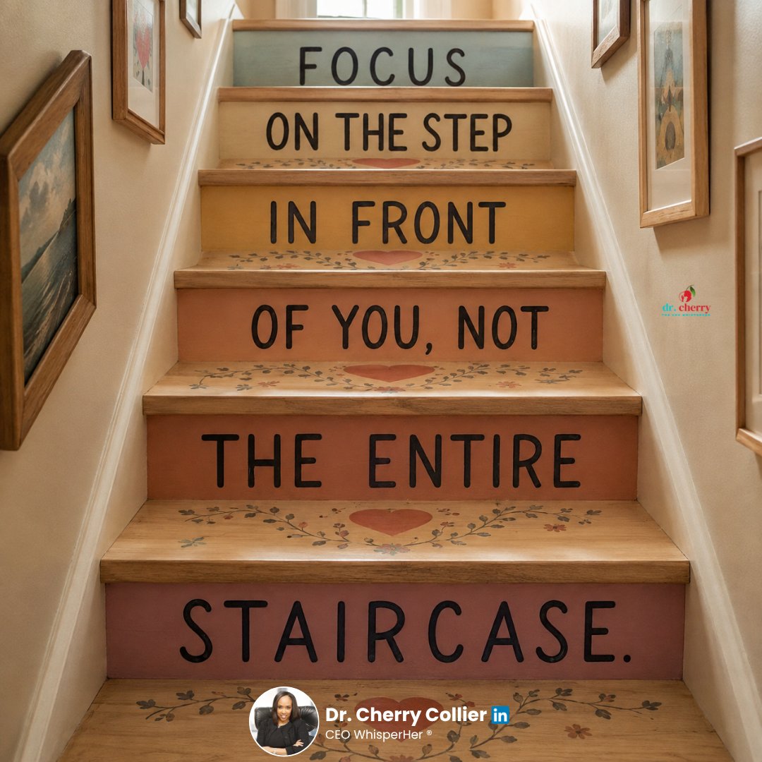 drcherryc's tweet photo. Focus on the Step in Front of You 👣
You don’t need to have the whole journey figured out today. Focus on the next step, keep moving forward, and trust that every small step is taking you somewhere meaningful. #UnsinkableMindset #OneStepAtATime #KeepMovingForward https://t.co/mObpvCsLBa