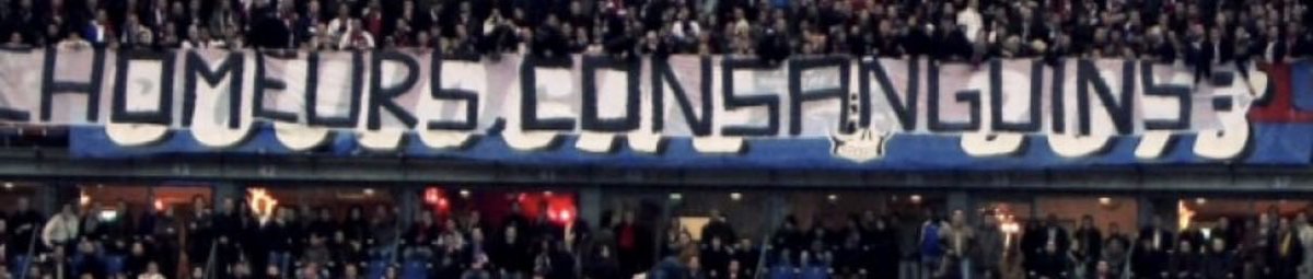Mataffane's tweet photo. @CelineDlsx Mais ferme ta gueule la vieille, t’as encore raté une occasion de te de te taire ! Petit rappel des banderoles des ultras parisiens ! https://t.co/WJQfeHep73