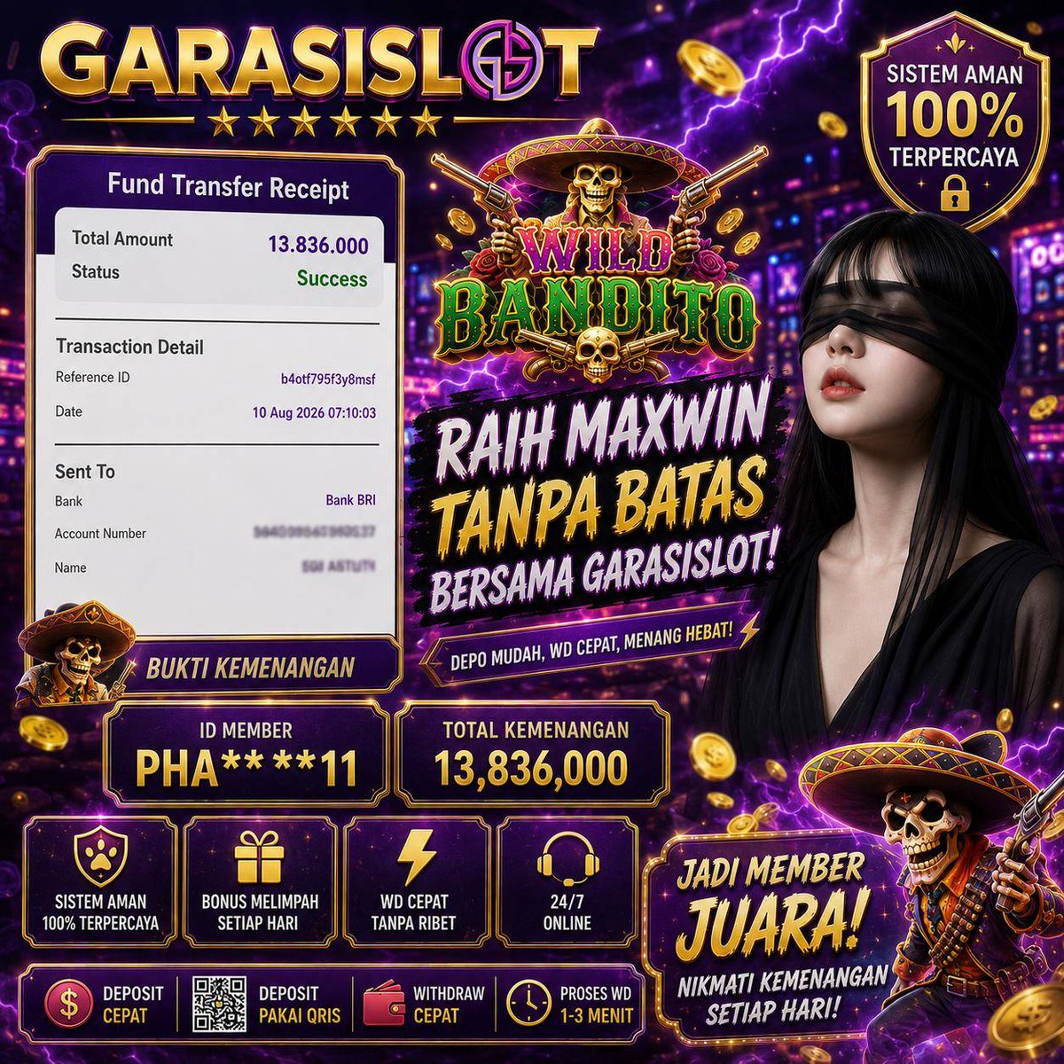 viviano9o's tweet photo. SPESIAL HARI INI

MAU MAINCING NAGA DI MANA KITA BG
MAHJONG WYAS1 ATAU MAHJONG WAYS 2

DI GARASISLOT https://t.co/nfsmKBnaJ0