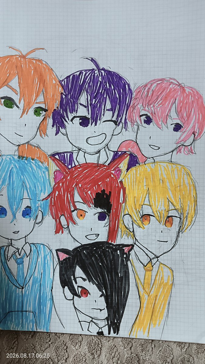 Irasuto_shion's tweet photo. 高校時描いた作品です🥹

どれからリメークしようかなって感じです😌 https://t.co/cxDHhAA3uw