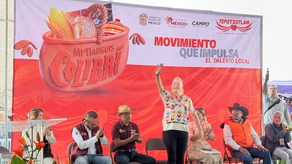 NDP_Noticias's tweet photo. Destina @GelyPresidenta más de 11 MDP para impulsar al sector productivo ✅ Refrenda su compromiso con productores, artesanos y comerciantes en el marco de “Mi Tianguis Colibrí” 🦋

Conoce más ⬇️
🔗https://t.co/lOyafNoOd9 🌐

#ApoyoAlCampo #EconomíaLocal #CompromisoConLaGente https://t.co/lTLl3etZjy