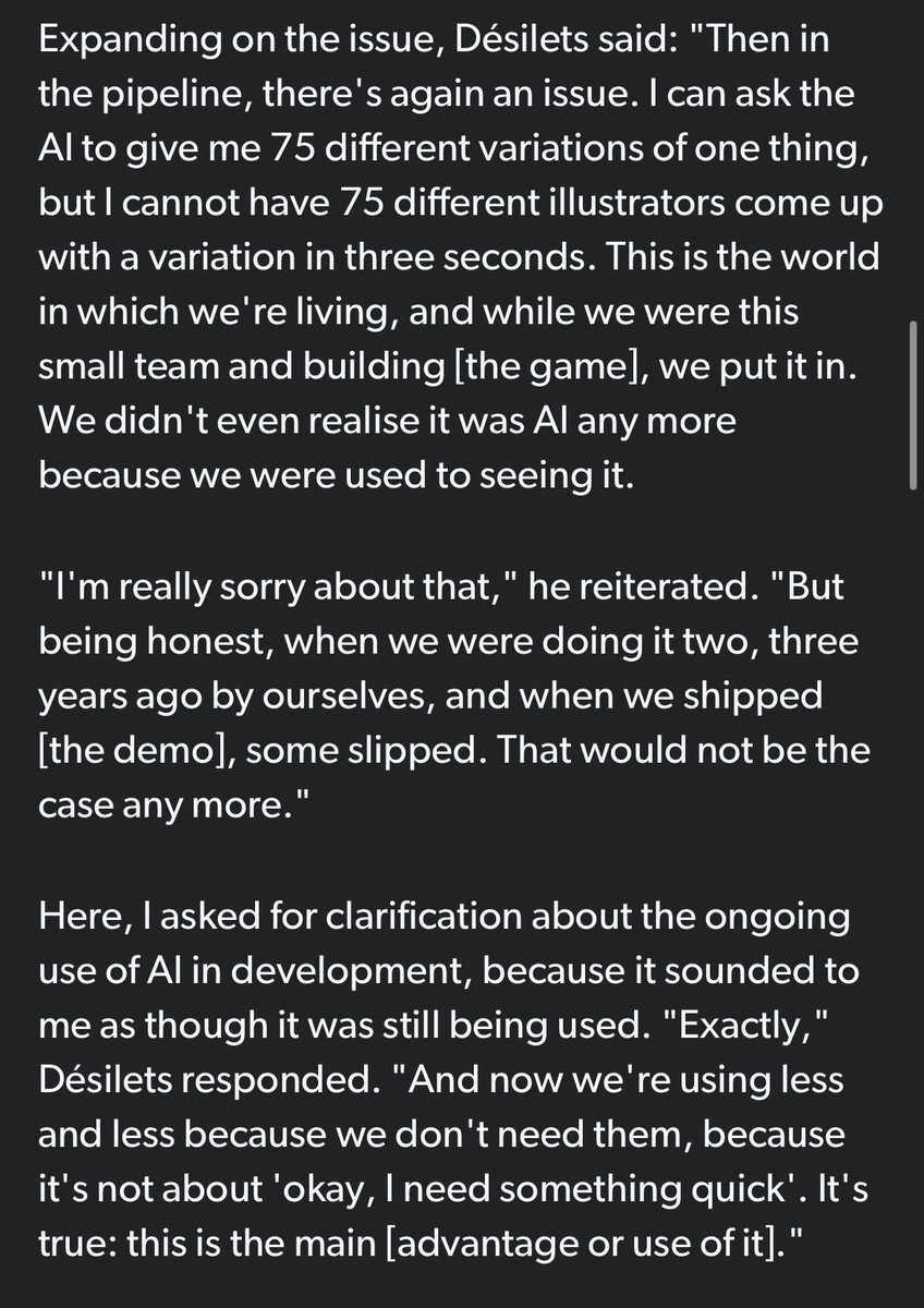 Azure__Misty's tweet photo. I do not give a fuck if AI was only used “for concepts” or “place holders” or anything like that. I was excited to play Amsterdam 1666, but after this I’m actually disappointed and disgusted 🍅🍅🍅 
HIRE REAL ARTISTS #againstAIart https://t.co/d5fDYJdGfz