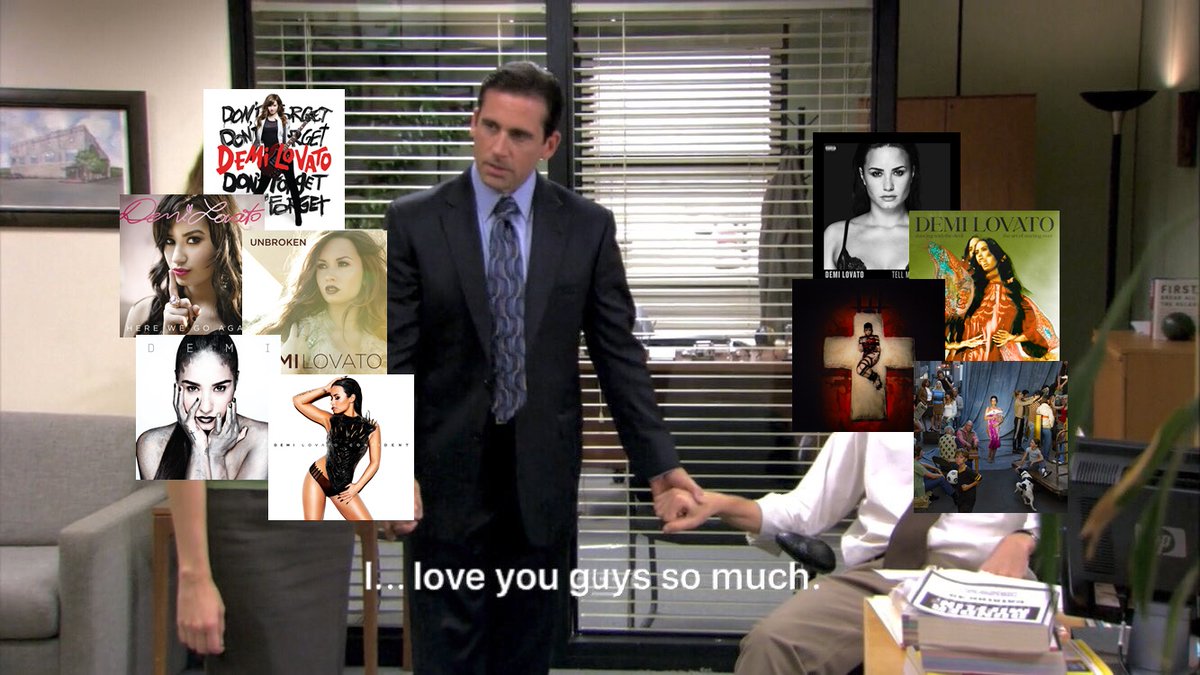 eitherwaydemi's tweet photo. demi lovato's discography. https://t.co/d5nTUIFRs5
