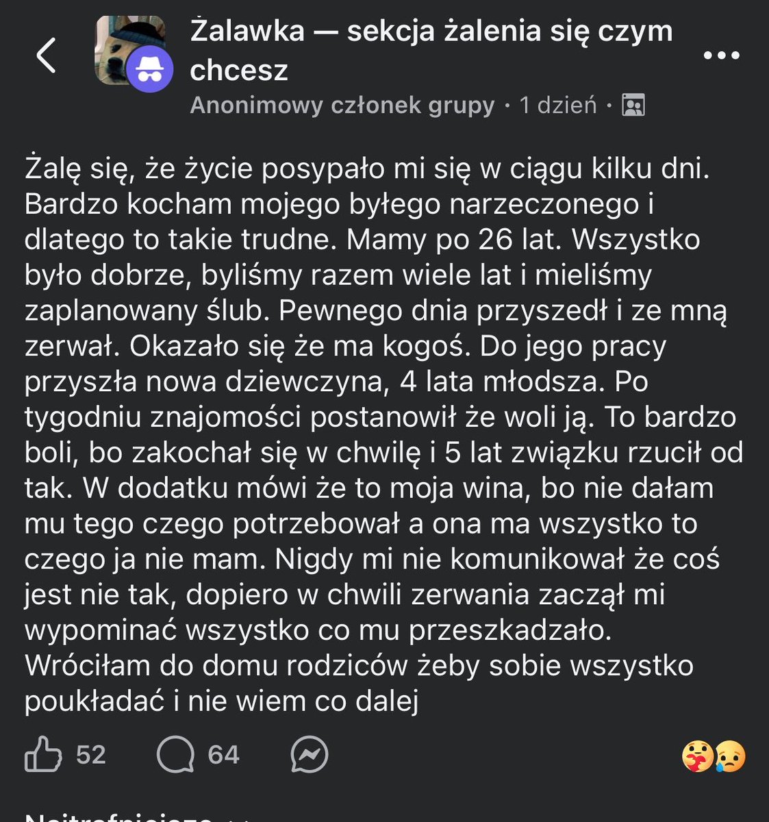 SzefKula1's tweet photo. Chyba największy lęk każdego https://t.co/TA2ZTsXRWd