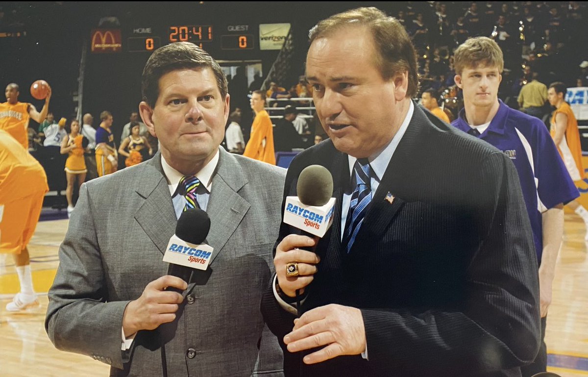 TimBrando's tweet photo. Truly devastated just hearing the news in the last couple of hours about the death of @joedeanjr who spent the better part of 20 years with me calling @SEC 🏀. The former @HailStateMBK player and former Grad Asst. after graduation later joined Joe B. Hall’s staff @KentuckyMBB as an Asst.on their 1978 National Championship team. Joe’s career would lead him to bith @UCF_MBB and Birmingham Southern where in 6 years he built a Championship program that eventually led to multiple National Titles under Duane Reboul in 90 & 95. Joe had become their Athletic Director and was credited for that success and the hiring of Reboul a HS Coach at the time in New Orleans. Our first game together was an 11th hour quite by chance moment when Joe replaced @DickieV when winter 🥶 ice storm kept him from getting to a game in Tuscaloosa and he and I having known one another called Georgia/Alabama on an SEC Tuesday Night on @espn. It led to Joe being hired to call games (just as his best friend and Dad Joe Sr. had done for decades)then @RaycomSports/Jefferson Pilot brought him in to join Larry Conley, Tom Hammond and me as primary commentators thru 2009. Joe had dreamed of being just like his Dad and becoming Athletic Director at his alma mater. His health suffered in the years that followed and he was off the grid. He’s health was far more of an issue than most of us knew all those years ago, until recently when more information came to us after he suffered a stroke. Joe Jr. was a walking talking Memorial to his legendary Father, and he loved that. Now, he’s done suffering and is with his best friend “Mr.String Music 🏀”for eternity. We shared some awesome moments together covering SEC Basketball. Our hearts go out to his beloved wife Ellen, son Scott, and daughter Leslie. I’ve missed Joe for a long time already, but now I know he’s with his Pop and Mom both magnificent people whom
We all loved on this https://t.co/2oF86eR07v Joe Joe and give your Dad & Doris a hug. 💜🙏