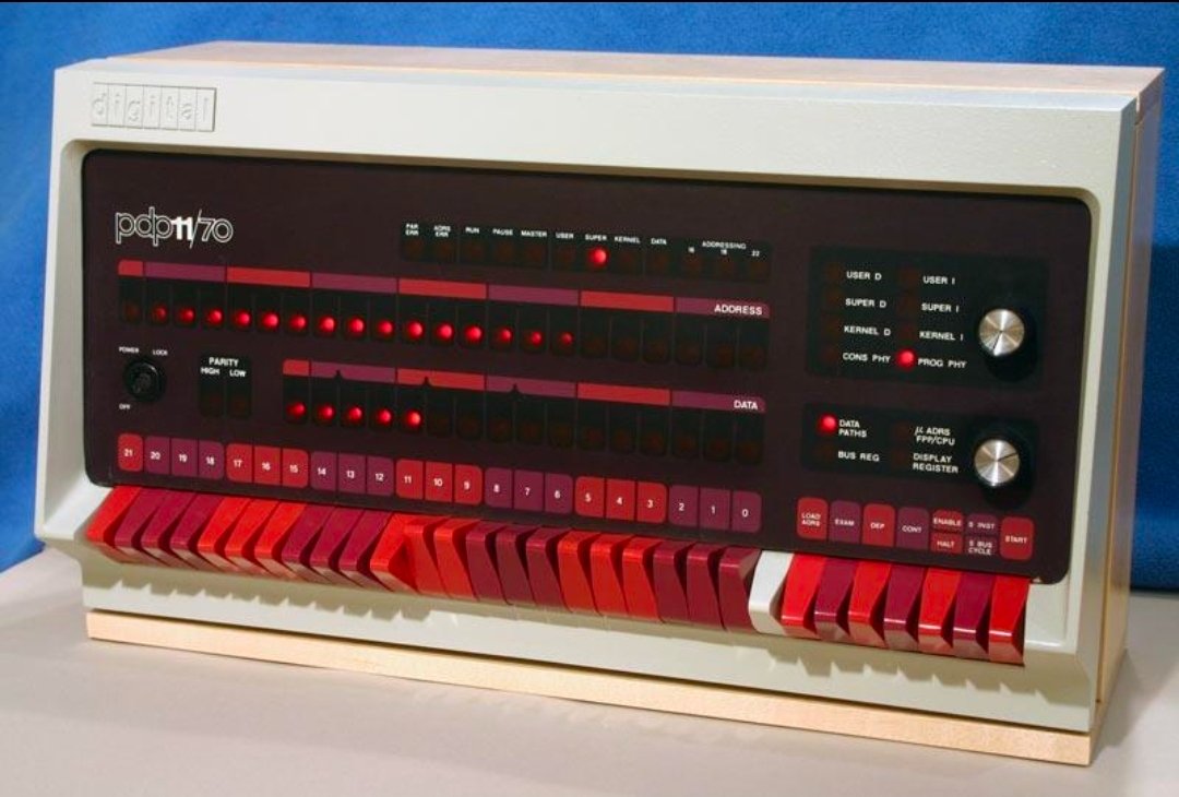 Arikalabs's tweet photo. Dennis Ritchie wasn't trying to create one of the world's most important programming languages. he was trying to build a better language for Unix.

Ken Thompson's B was too limited for the new PDP-11, so Ritchie started adding types and building a real compiler.

That became C. the first version was built on a machine with just 24 KB of memory.

Decades later, C is still running the world.