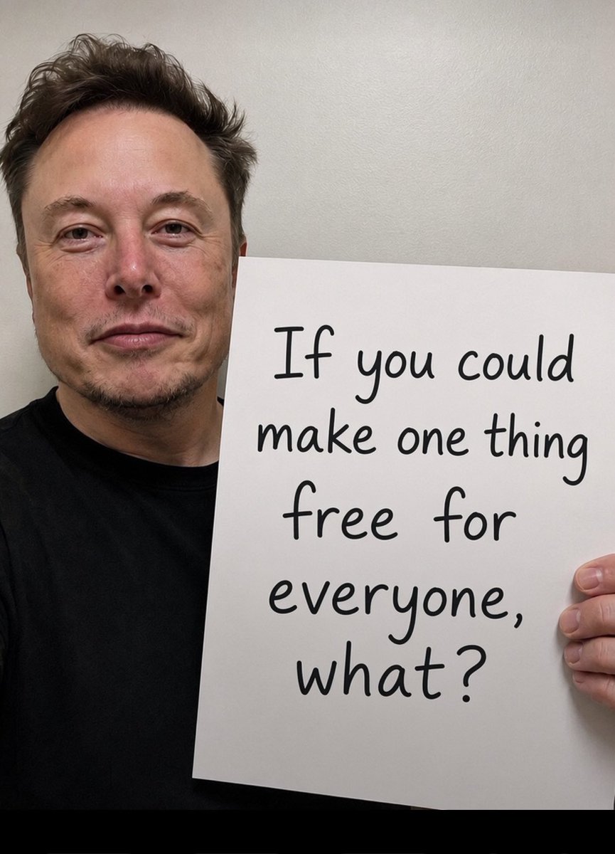 samerstar's tweet photo. If you could make one thing free for everyone, what?

A) Healthcare

B) Internet

C) College education

D) Other https://t.co/VeeFYmPIHC