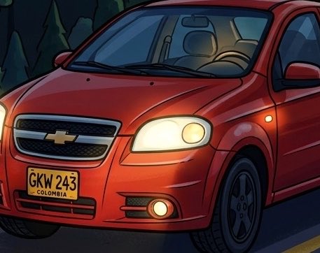dfsolfer's tweet photo. DENUNCIA PÚBLICA
(Intento de robo en Didi en Bogotá)

El día viernes 14 de agosto a las 9:30 de la noche pedí un vehículo a través de @DiDi_Colombia en el Little Caesars de la Javeriana. 

[Dejo imagen creada con IA con las placas y modelo del carro / Chevrolet Ónix Rojo ] https://t.co/OEQygbS558
